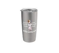Mens Womens Watching Every Snack Jack Russell Terrier Lover Bicchiere termico in acciaio inox doppia parete