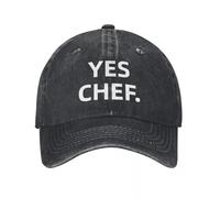Mens Womens Yes Chef Stampato Berretto da Baseball Regolabile Trucker Cappello papà Baseball Snapback cap