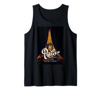 Men's Women's Youth Real Paris France Eiffel Tower Graphic Canotta