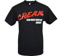 Men's Ysdetf C.R.E.A.M. Cash Rules Everything Around Me Shirt T-Shirts Black XXL