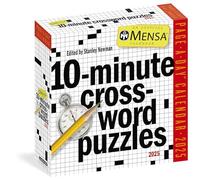 Mensa® 10-Minute Crossword Puzzles Page-A-Day® Calendar 2025