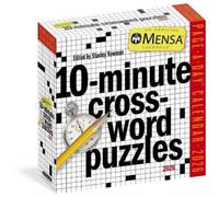 Mensa 10-Minute Crossword Puzzles Page-A-Day® Calendar 2026