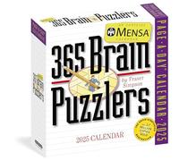 Mensa® 365 Brain Puzzlers Page-A-Day® Calendar 2025: Word Puzzles, Logic Challenges, Number Problems, and More