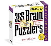 Mensa 365 Brain Puzzlers Page-A-Day® Calendar 2026: Word Puzzles, Logic Challeng
