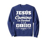 Mensajes Biblicos Dios Jesus Español Spagnolo per cristiani Felpa