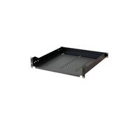 MENSOLA A 4 PUNTI PROF. 470 mm 2HE NERO PER ARMADI RACK 19".