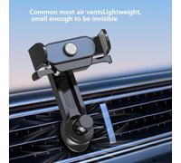 Mensola a muro Base per telefono da auto Base multifunzionale per telefono con morsetto automatico Presa per auto Staffa universale per navigatore