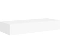 VIDAXL - Scaffale Con Cassetti Da Parete Bianco 60x23,5x10 Cm In Mdf