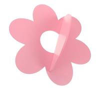 Mensola a Parete a Forma di Fiore in Legno, Rosa | Espositore e Contenitore per Libri e Piante, per Camera da Letto e Soggiorno