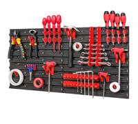 Mensola a parete gancio 36 staffe sistema di stoccaggio in plastica