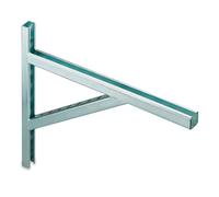 Fischer, Mensola saldata a sbalzo in profilo di montaggio a C ALKS 32/20-545 (2 Pezzi) per installazione di tubazioni idrauliche, canaline elettriche o canali d'aria