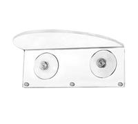 Mensola a ventosa per finestre - Crea un giardino interno per tenere i tuoi vasi da fiori e statuette sulla tua finestra, accessori da cucina galleggianti per mensole da parete di casa, mensole in