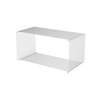 Mensola Allungabile Panton Wire 43 - Cromata 70 cm x 34,8 cm
