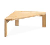 Navaris Mensola Angolare Legno 30x30x15cm - Organizer Portaoggetti bambù - Scaffale Salvaspazio Cucina Ripiano ad Angolo Porta Spezie - Angoliera Bagno