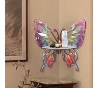 Mensola Angolare a Farfalla, Mensola Sospesa con Foro per Giocattoli, Ufficio,