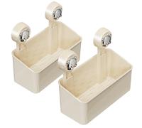 Mensola angolare a ventosa perfetta organizer bagno per shampoo e asciugamani