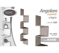 MENSOLA ANGOLARE DA PARETE IN LEGNO COLORE ROVERE 1919123 CM DOU-805660
