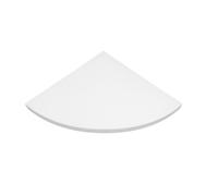 Mensola angolare in legno 250x250 mm bianco Bianco