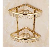 Mensola angolare per doccia, 3 ripiani, montaggio a parete, cromata, eleganti mensole da bagno per soluzioni salvaspazio