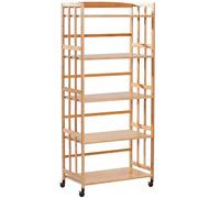 Mensola angolare regolabile in legno mobile a 5 livelli per console stereo AV Media Home Stereo Rack regolabile in altezza Supporto per amplificatore audio 90 cm (35,4 pollici) Display nizer