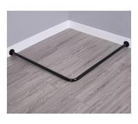 Mensola angolare regolabile, versatile organizer per spogliatoio, per negozi di abbigliamento e spogliatoi, ottimizza lo spazio (nero, 70 x 70 cm)