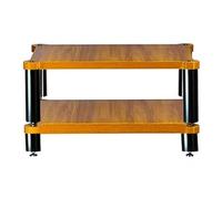 Mensola AV - Robusto armadio audio a 1/2/3/4 strati per dispositivi di streaming e componenti audio/video HiFi - moderno supporto in legno per l'installazione di home theater