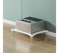 Mensola AV Supporto stereo, rack audio, mensola multimediale, supporto per console di gioco, mensola angolare per supporto multimediale AV, mensola per proiettore, rack audio stereo, per proiettore,