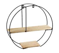 MENSOLA BACHECA 40 cm DA PARETE LIBRERIA SCAFFALE MURO METALLO MENSOLE LEGNO