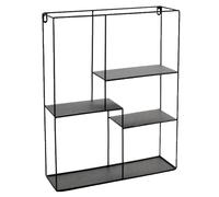 MENSOLA BACHECA DA PARETE TAVOLO METALLO LIBRERIA SCAFFALE h5040cm