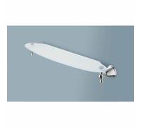 MENSOLA BAGNO MODERNO LIRA CROMO E VETRO 60 CM GEDY LI 19
