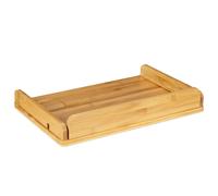 Navaris Mensola Comodino Letto in Legno di bambù 38x26x11cm - Mini Comò Pensile - Bed Side Table Sospeso - Vassoio Porta Colazione Libri Abat Jour