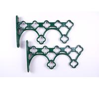 Mensola Conservazione Stendino Ghisa Staffe 7 X 1.4m IN Legno Listelli da Parete