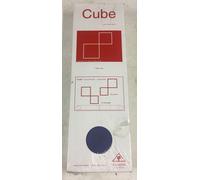 Mensola Cube ad incastro kit mensole componibili vari colori 585x585x200mm Italy