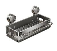 Mensola da bagno a, 30 x 14 x 13,5 cm, supporto per spugna a, organizer per spugna di drenaggio, multiuso, per strofinacci, tappo di scarico per shampoo, sapone, gel