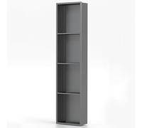 Mensola da bagno in acciaio inox, 120 x 28 x 12,5 cm, mobiletto portaoggetti in metallo, facile da installare, mobile TV a parete per soggiorno e camera da letto, elegante finitura rossa, design a