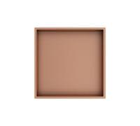 Mensola da bagno in acciaio inox, mensola da incasso per doccia, montaggio a parete, per oggetti essenziali per la casa e l'hotel, 32 x 32 x 12,5 cm, accessorio da bagno resistente ed elegante