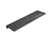 Mensola da Bagno in Alluminio Grigio Canna di Fucile - Senza Fori, a Parete, Con Specchio Frontale, Design Minimalista E Portasciugamani(Gray,15.748 inch)