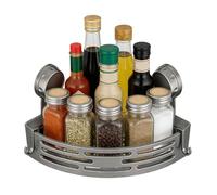 Mensola da bagno - Organizer angolare da parete, mensola da parete per bagno, per shampoo, sapone, giocattoli, porta WC, appartamento, dormitorio, camper, affittuari e bagni