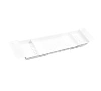 Mensola da bagno per vasca - Tub Caddy Tablet | Vasche da bagno retrattili | Organizer con libro | 1 o 2 persone, Mensola da tavolo per vasche con pagine di estrazione, vassoio organizer regolabile