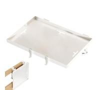 Mensola da comodino - Comodino pieghevole | Clip per vassoio da letto sullo scaffale | Ripiani per comodino attaccabili | Clip sulla notte con gestione del cavo per il top a appartamento d