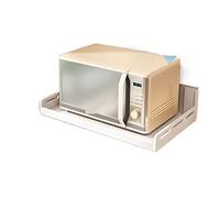 Mensola da cucina a parete per forno a microonde, design senza trapano, soluzione salvaspazio per cucinare a casa, robusta ed elegante mensola da cucina