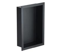 Mensola da doccia a parete in acciaio inox, 23,6 x 35,1 x 7,9 cm, rettangolare, da incasso, per bagno, moderna soluzione di archiviazione per articoli da toeletta e accessori