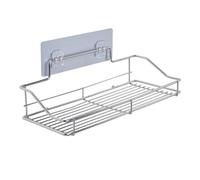 Mensola da Doccia Portaoggetti da doccia in acciaio inossidabile, mensola organizer da bagno senza trapano, cestello portaoggetti rettangolare galleggiante for bagno, cucina, balcone, soggiorno Mensol