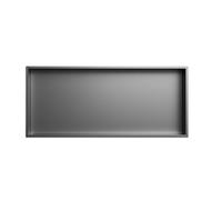 Mensola da incasso per doccia a parete per bagno, in acciaio inox, per shampoo e articoli da toeletta, 36,2x12,5x4,9 pollici