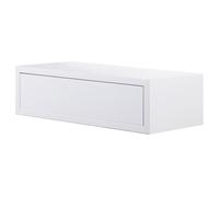 Mensola da Parete 1 Cassetto 45x13,4x20 cm in Fibra di Legno Lego Bianco