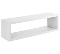 Mensola da Parete 60x18x15,5 cm in Fibra di Legno Regolo Bianco