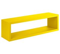 Mensola da Parete 60x18x15,5 cm in Fibra di Legno Regolo Giallo Canarino