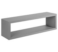 Mensola da Parete 60x18x15,5 cm in Fibra di Legno Regolo Grigio Sasso