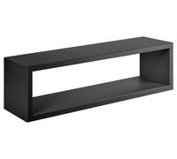 Mensola da Parete 60x18x15,5 cm in Fibra di Legno Regolo Nero
