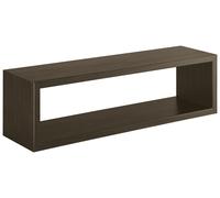 Mensola da Parete 60x18x15,5 cm in Fibra di Legno Regolo Rovere Scuro